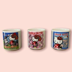 Sanrio Hello Kitty Ceramic Sake Cup Set
